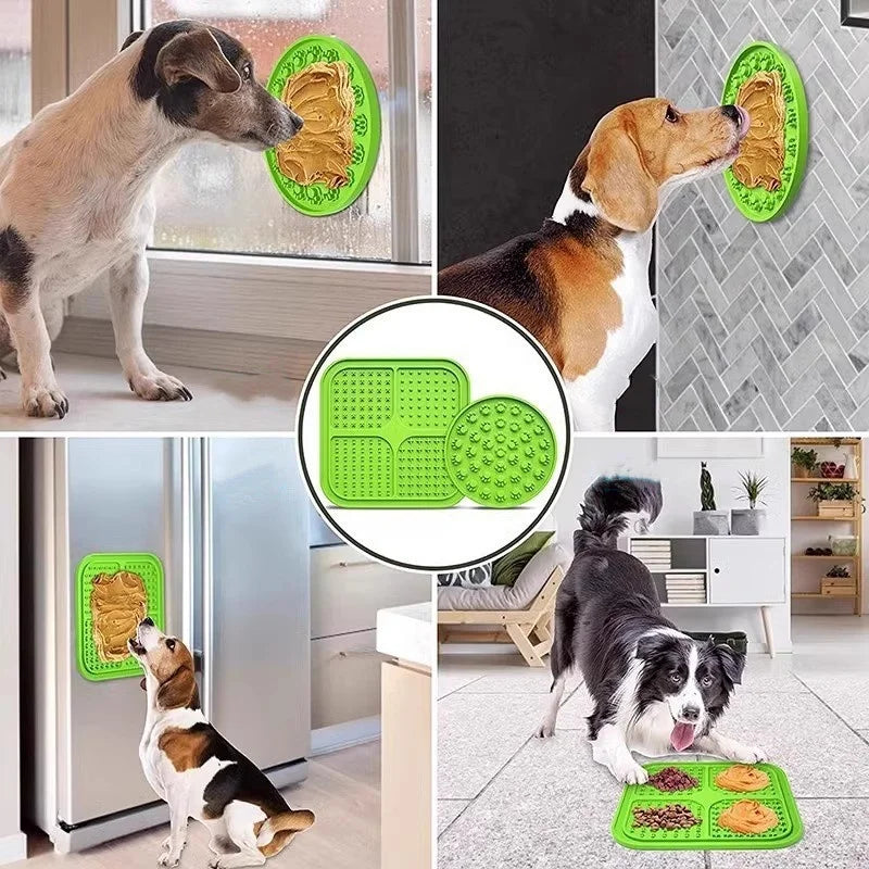 Silicone Anti-Slip Lick Mat Food Plate