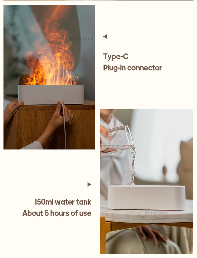 Colorful Flame Aroma Diffuser