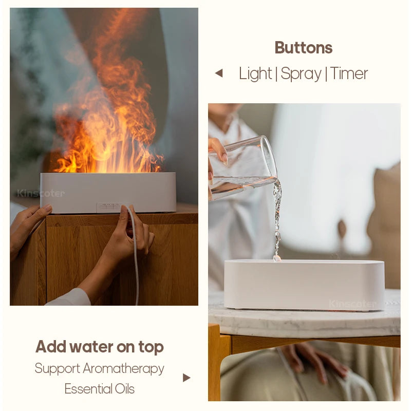 Colorful Flame Aroma Diffuser