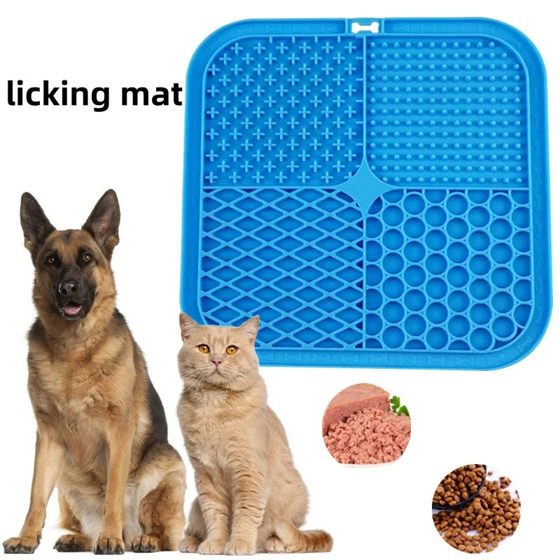 Silicone Anti-Slip Lick Mat Food Plate