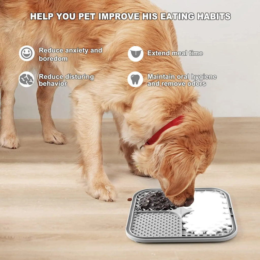 Silicone Anti-Slip Lick Mat Food Plate