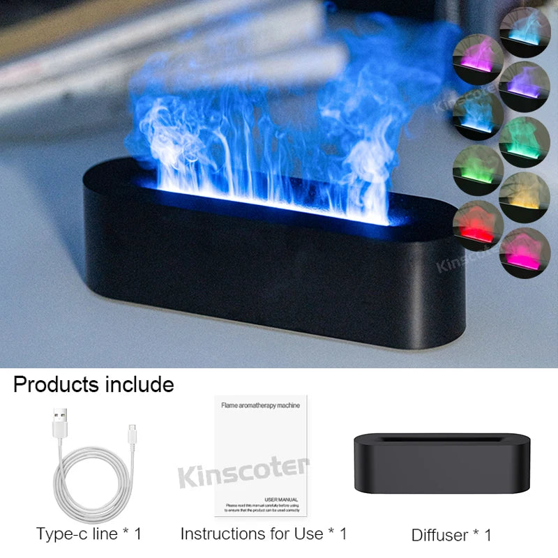 Colorful Flame Aroma Diffuser